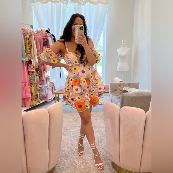 COPY - FOR LOVE & LEMONS Prato Mini Dress - Picture 8 of 10